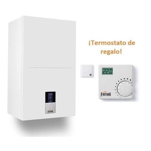 Caldera Ferroli Bluehelix Hitech RRT 28 C + termostato FER 8