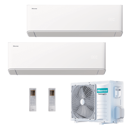 Hisense 2AMW52U4RXC + HB25XU + HB35XU Uni Pure Equipo 2x1 - Blanco
