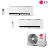 LG Infinity MU2R17 + 09 + 12 Aire acondicionado 2x1