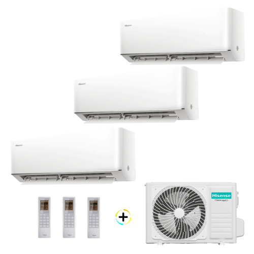 Hisense 3AMW72U4RJC + HC35WU00G + HC35WU00G + HC35WU00G Max Confort Kit 3x1