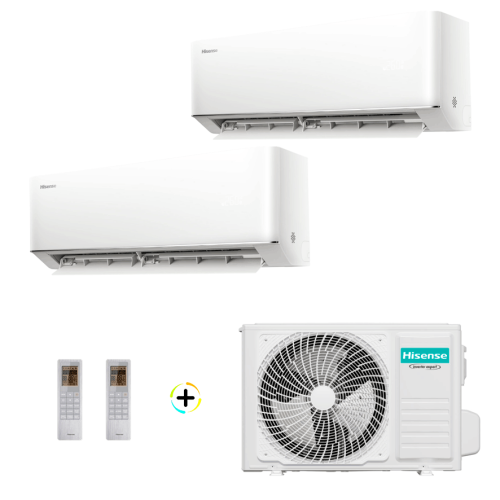 Hisense 2AMW52U4RXC + HC25YC00G + HC35WU00G Max Confort Kit 2x1