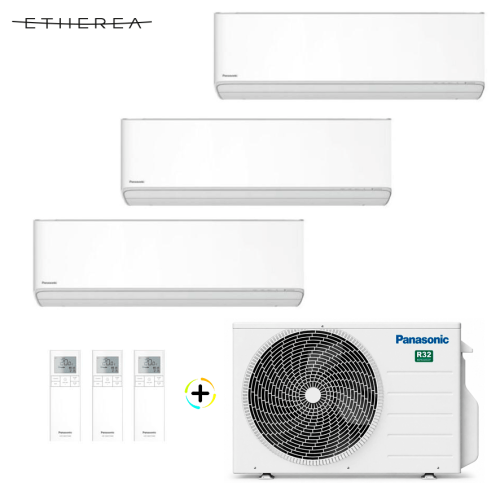 Panasonic CU-3Z68CBE + CS-Z25CKEW + CS-Z25CKEW + CS-Z35CKEW Etherea 3x1