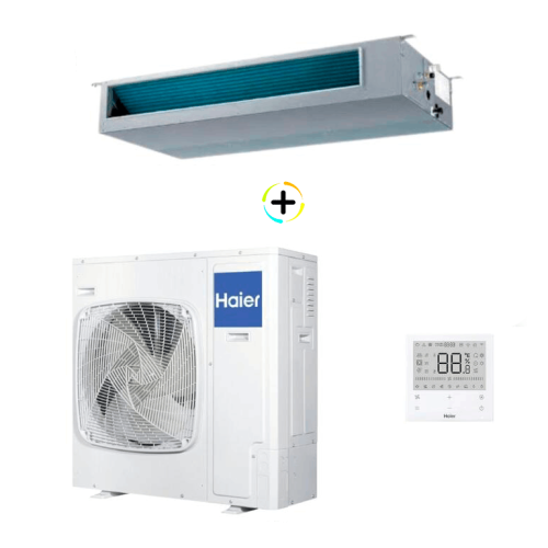Haier AD140S2SM9FA(H)+1U140S2N2FB 380V Trifásico Aire Conductos