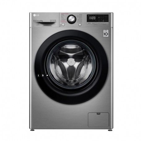 Lavadora LG F4WV3009S6S 9 kg 1400 rpm Inox Steam