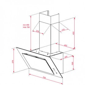 Campana Teka DVT78660 Blanco