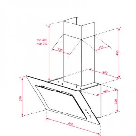 Campana Teka DVT68660 Blanco