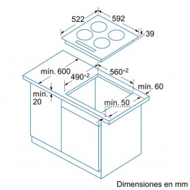 Vitrocerámica Balay 3EB715LR 3 zonas